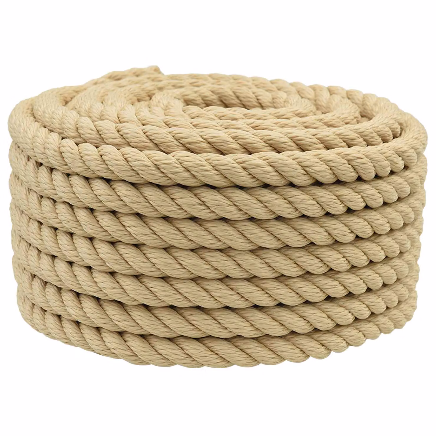 Corda da barca vidaXL in plastica, lunghezza 50 m, diametro 2 mm, disponibile nei colori bianco, marrone o beige
