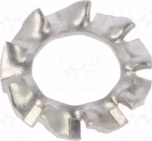 200 rondelle di supporto, resistenti agli acidi, in acciaio A4, diametro 6 mm, forma circolare, codice BN: 4880 1184032