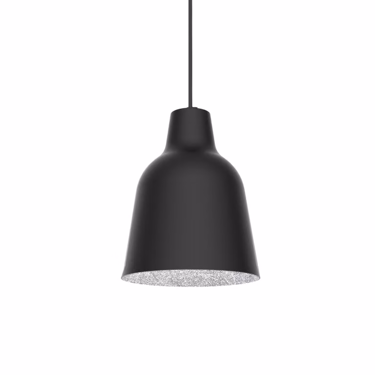 Lampada A Sospensione Dong Nera A Foglia