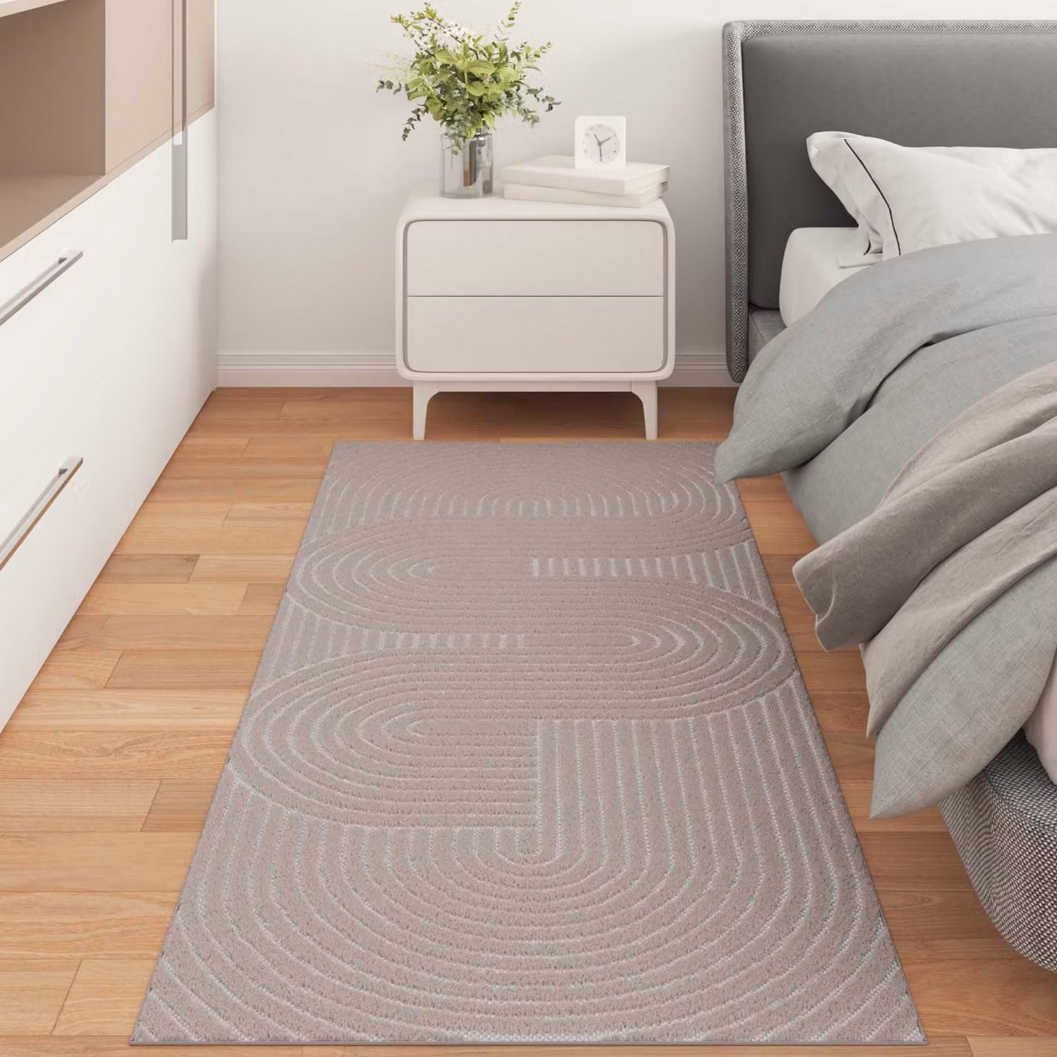vidaXL Tappeto per uso interno ed esterno PALMERAS Beige 80 x 150 cm