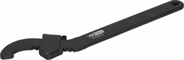 KS TOOLS Chiave a gancio regolabile con naso 20 - 42 mm - 517.2474