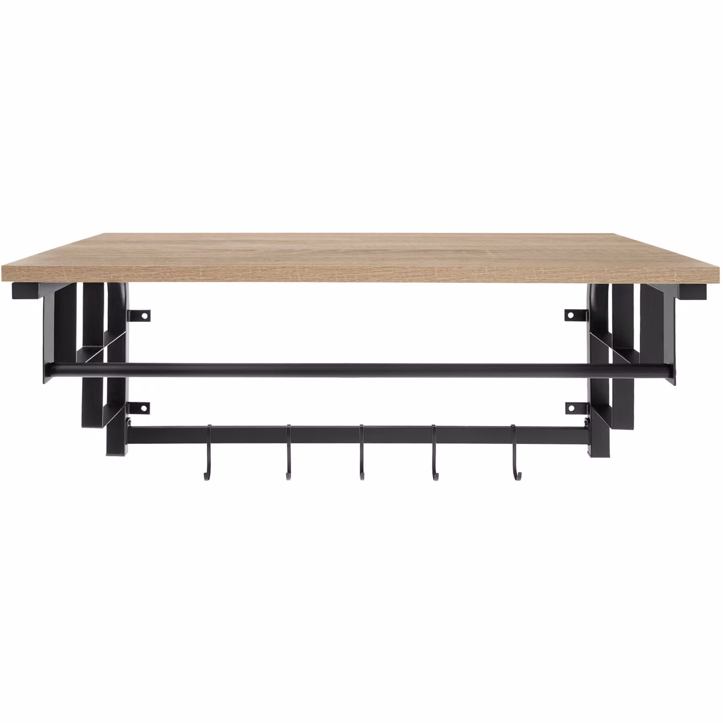 Armadio pensile industriale TecTake GmbH in rovere con finitura opaca marrone – 3