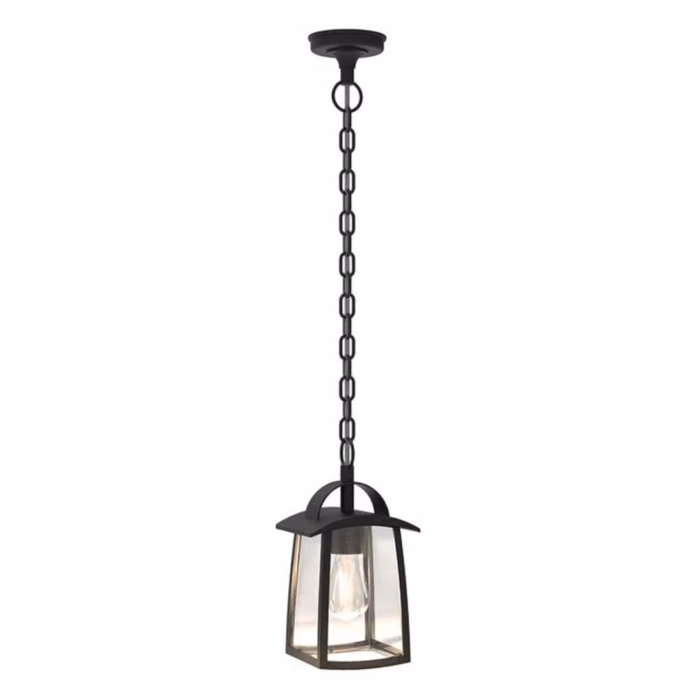 Lampada a sospensione KELSEY nera Lutec 6273601012