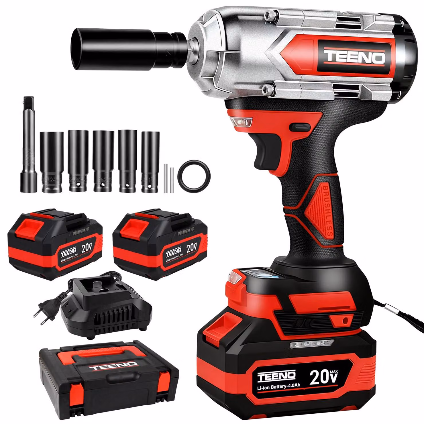 Chiave a percussione wireless, motore brushless - Coppia: 1000 Nm - Peso: 6,89 kg