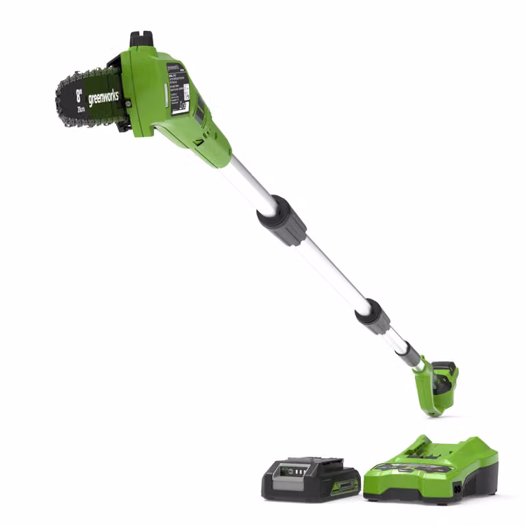Greenworks POWERALL 24V Potatore a palo - Batteria 2Ah