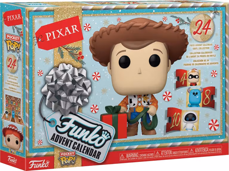 Pixar Pocket POP! Calendario dell'Avvento 2024