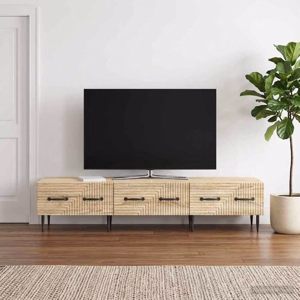 Mobile TV vidaXL in Rovere Sonoma marrone, L 147 x P 34,5 x H 30 cm