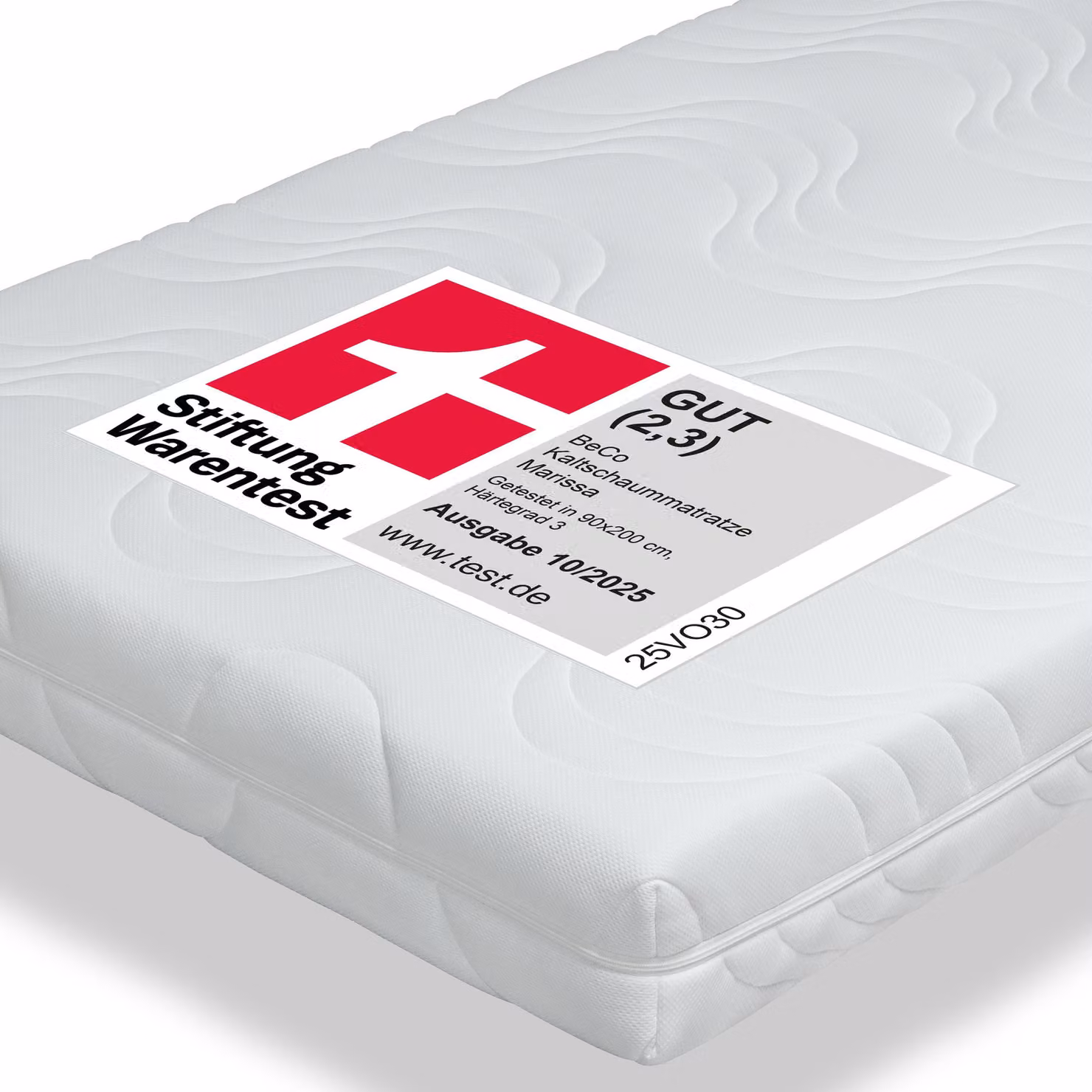 Materasso BeCo Marissa, 90 x 200 cm, H3, 18 cm, schiuma fredda, Stiftung Warentest "GOOD" ( in 90×200 cm H3, 10/25), consiglio sul prezzo