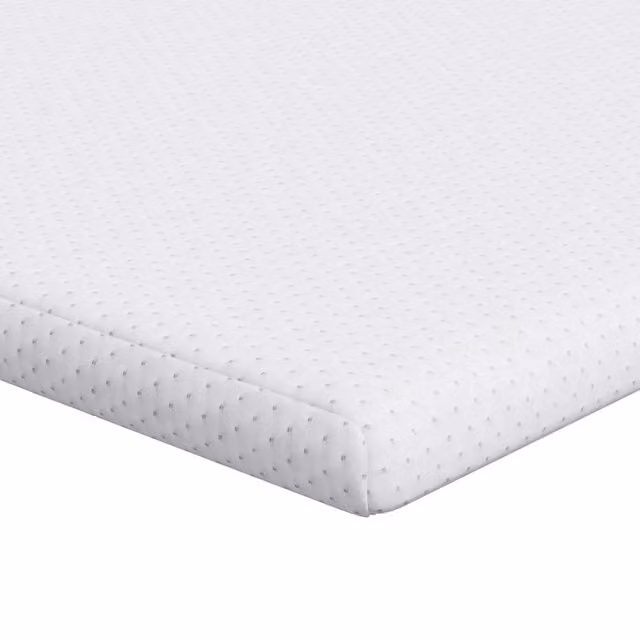 Topper per materasso in tessuto Jacquard Bianco DESIGN IN L/P: 200 x 200 cm CFW8956129
