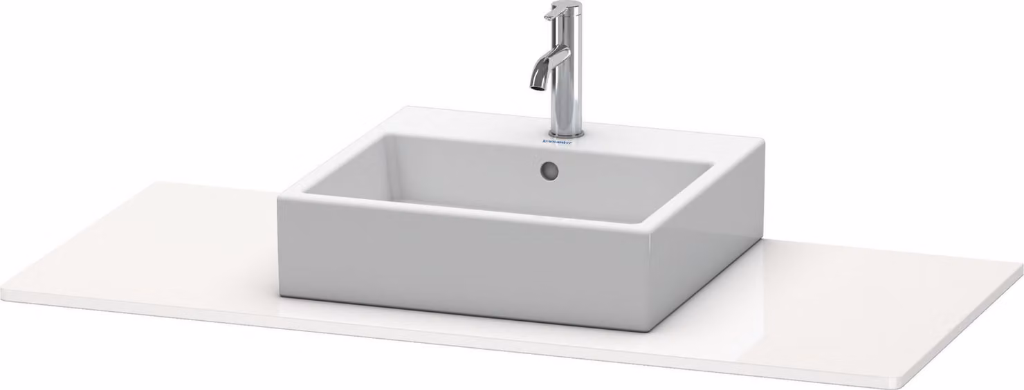 Console Duravit XSquare, 1 découpe, 800x16x550mm, XS060D09292, XS060D09292