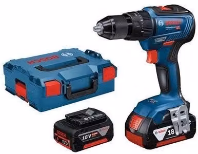 TRAPANI A BATTERIA BOSCH GSB 18V-55 POTENZA 18V - 2 BATTERIE