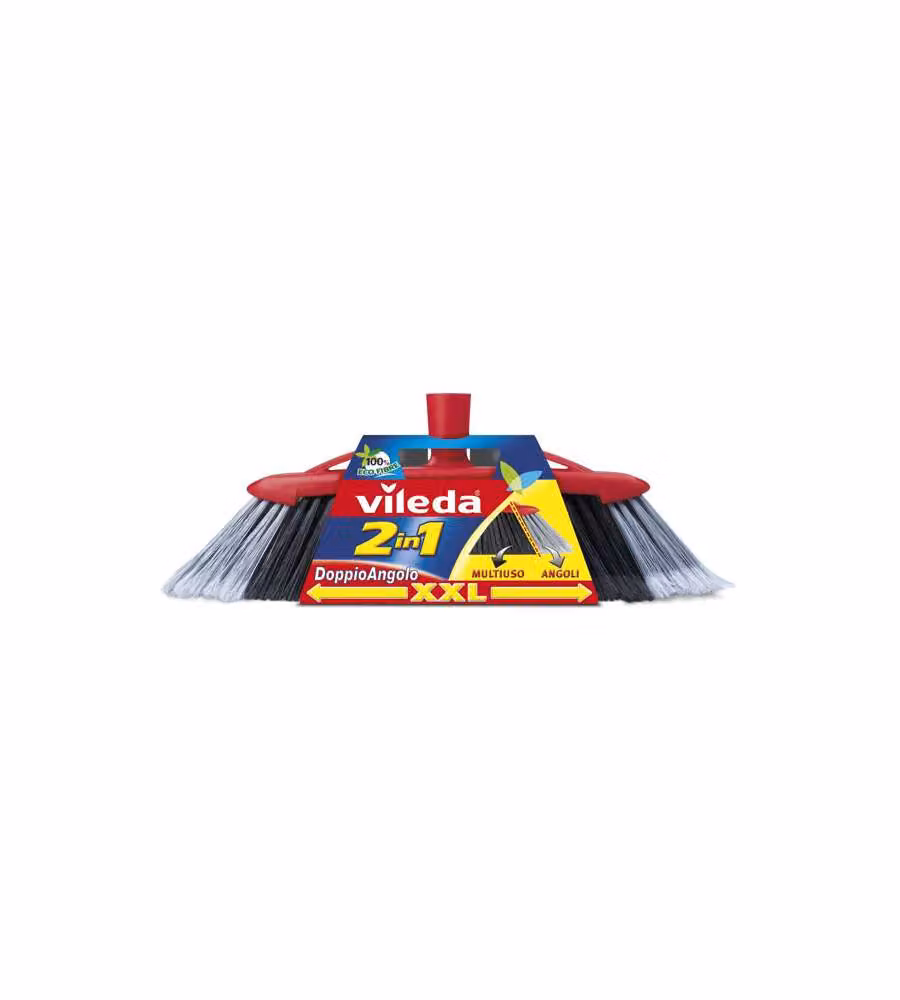 Scopa domestica 2 in 1 per angoli Vileda in plastica, Larghezza: 30 cm – 2