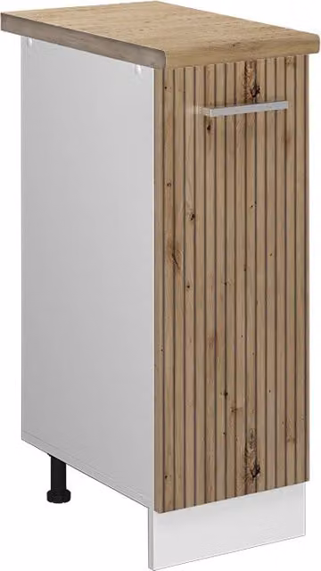 Armadio dispensa da cucina Vicco R-Line Rovere e Bianco L/P/H: 30 x 60 x 81,6 cm – 1