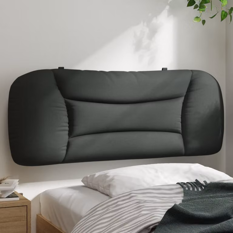 Cuscino testiera vidaXL Hvar in tessuto Grigio Antracite L: 100 cm