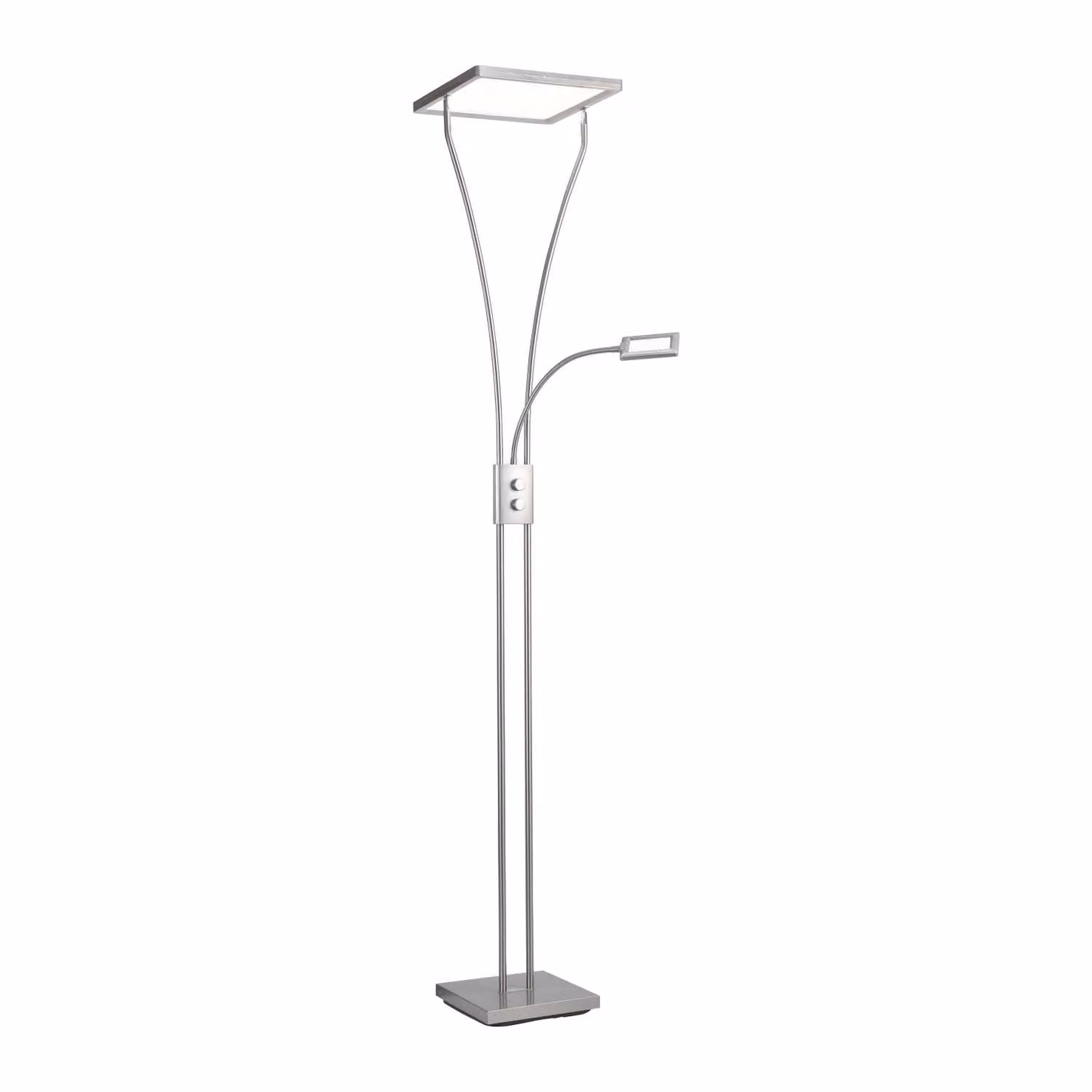 Lampada da terra a LED, dimmerabile, lampada da lettura mobile, H 195 cm