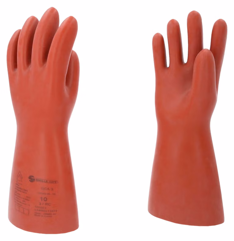 KS TOOLS Guanto di protezione per elettricisti con protezione meccanica e termica taglia 10 classe 3 rosso - 117.0096