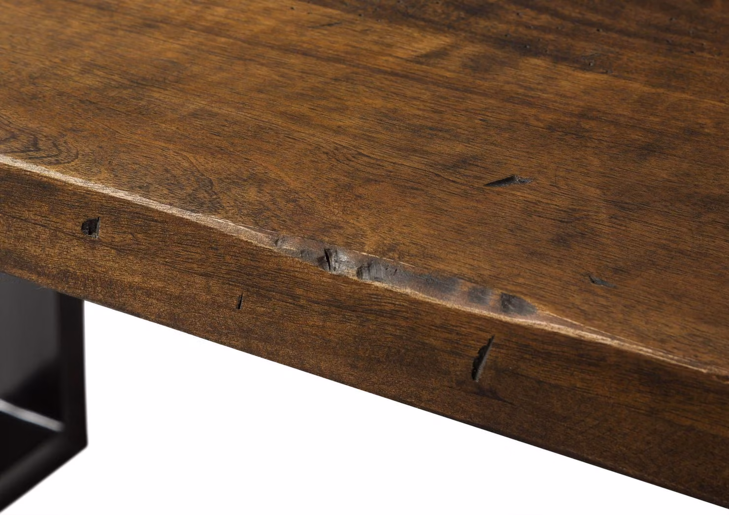 MASSIVMOEBEL24 | Esstisch Mango 180x90x76 braun lackiert RAILWAY #407