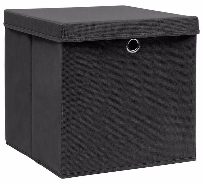 Set di 10 scatole pieghevoli con coperchio