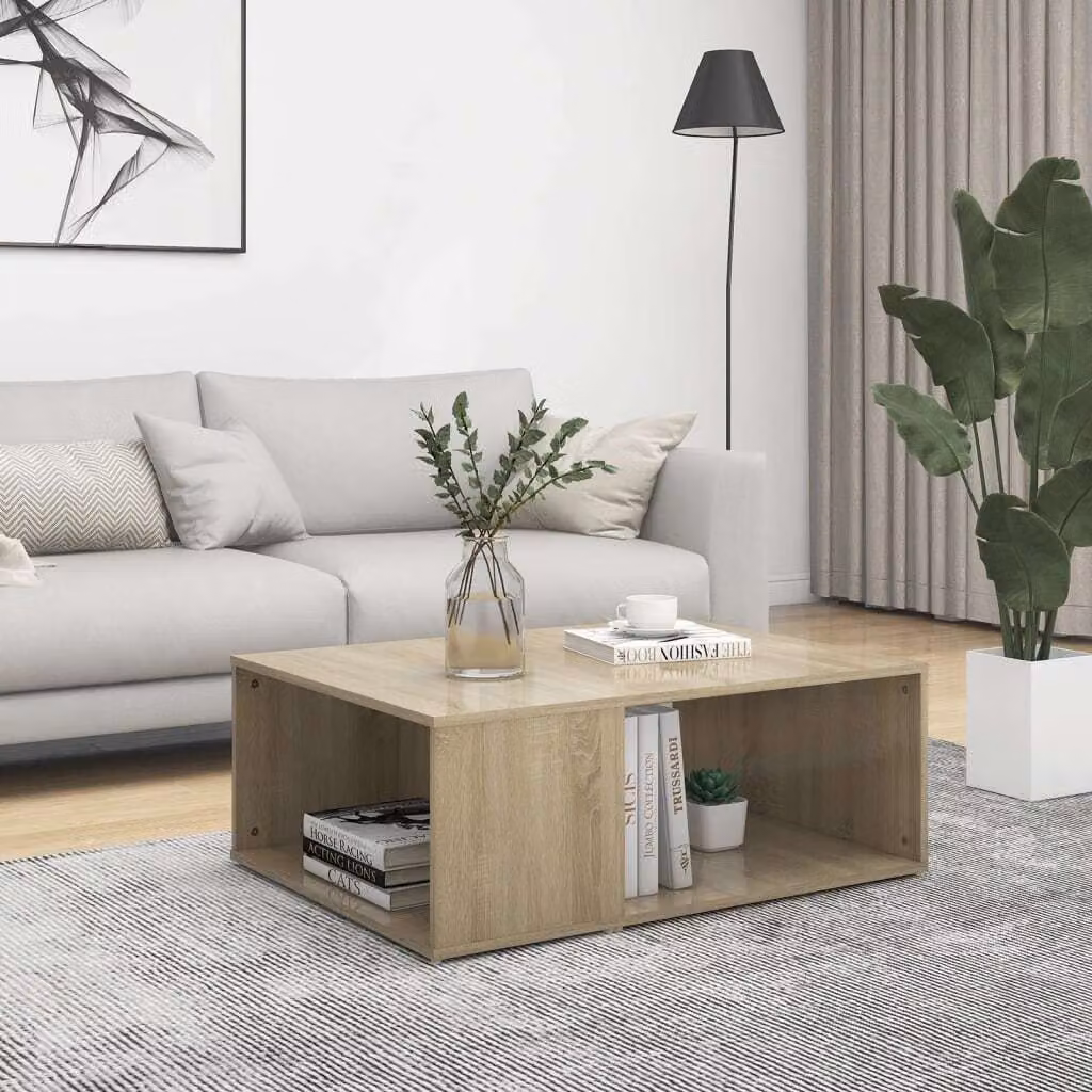 vidaXL Tavolino in rovere Sonoma 90x67x33 cm in legno - Tavolino - Tavolini - Tavolo da salotto - Tavoli da salotto