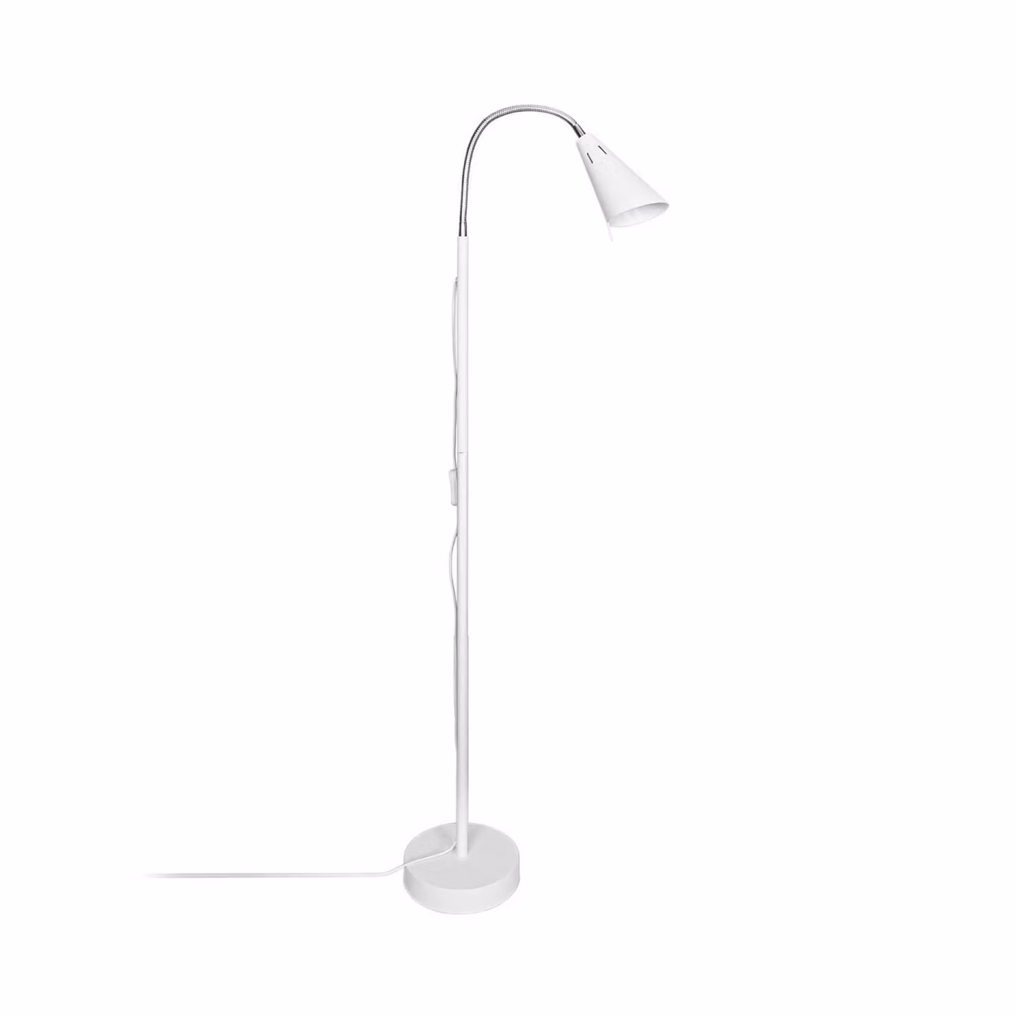 By Rydéns Lampada da terra Best, Bianco / Opale, Soggiorno / Sala da pranzo, Metallo, Moderno, Lampada da terra