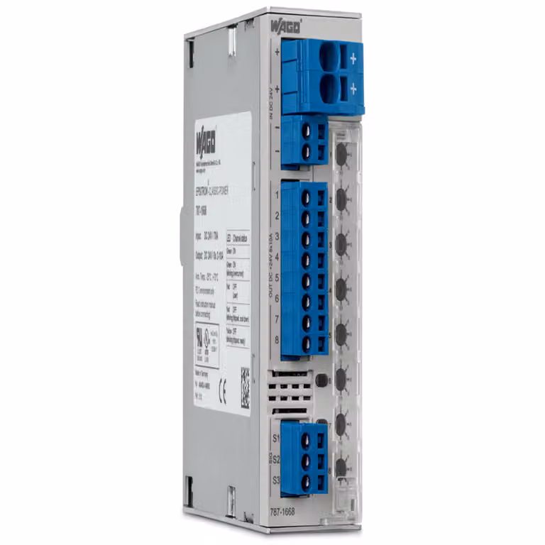 Protezione 24VDC 8x10A - Relè di monitoraggio corrente 2 ... 10A 787-1668