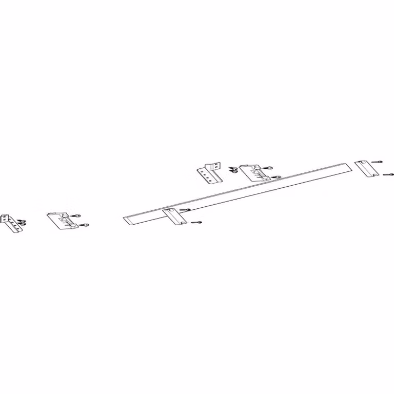 ABN Modulo per guide di raccolta 2FB/1RE N/PE con CU 30x10 mm, unipolare, 30° Standard MXSC21461