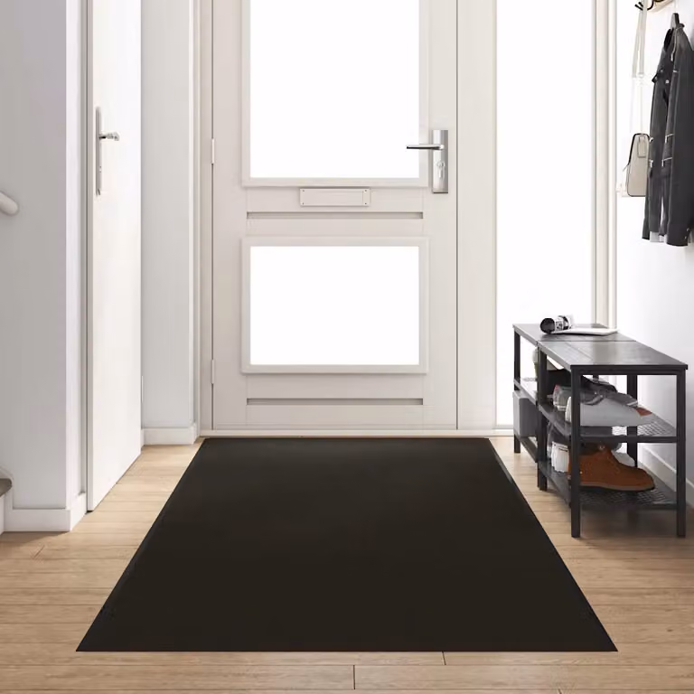 Tappetino moderno vidaXL nero in poliammide, L: 120 cm x P: 400 cm