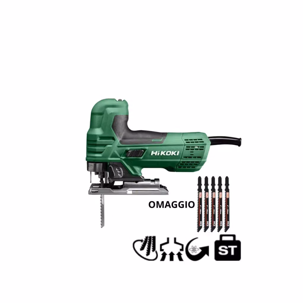 Seghetto alternativo HiKOKI CJ90VAST2 da 705 W verde – 2