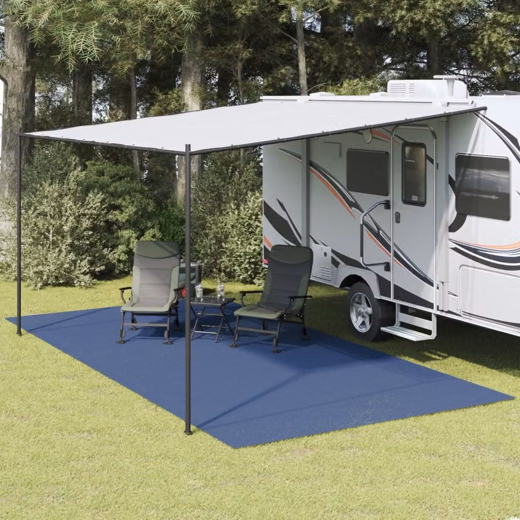vidaXL Tappeto da Tenda Blu 6x3 m