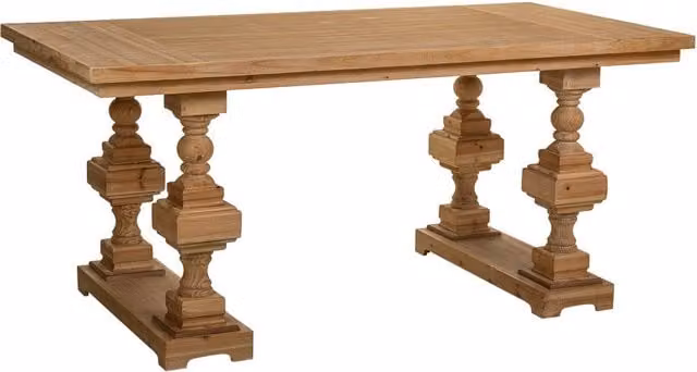 Tavolo da pranzo rettangolare WANDERLUST DECO in legno di abete marrone L: 180 cm, P: 90 cm, H: 80 cm