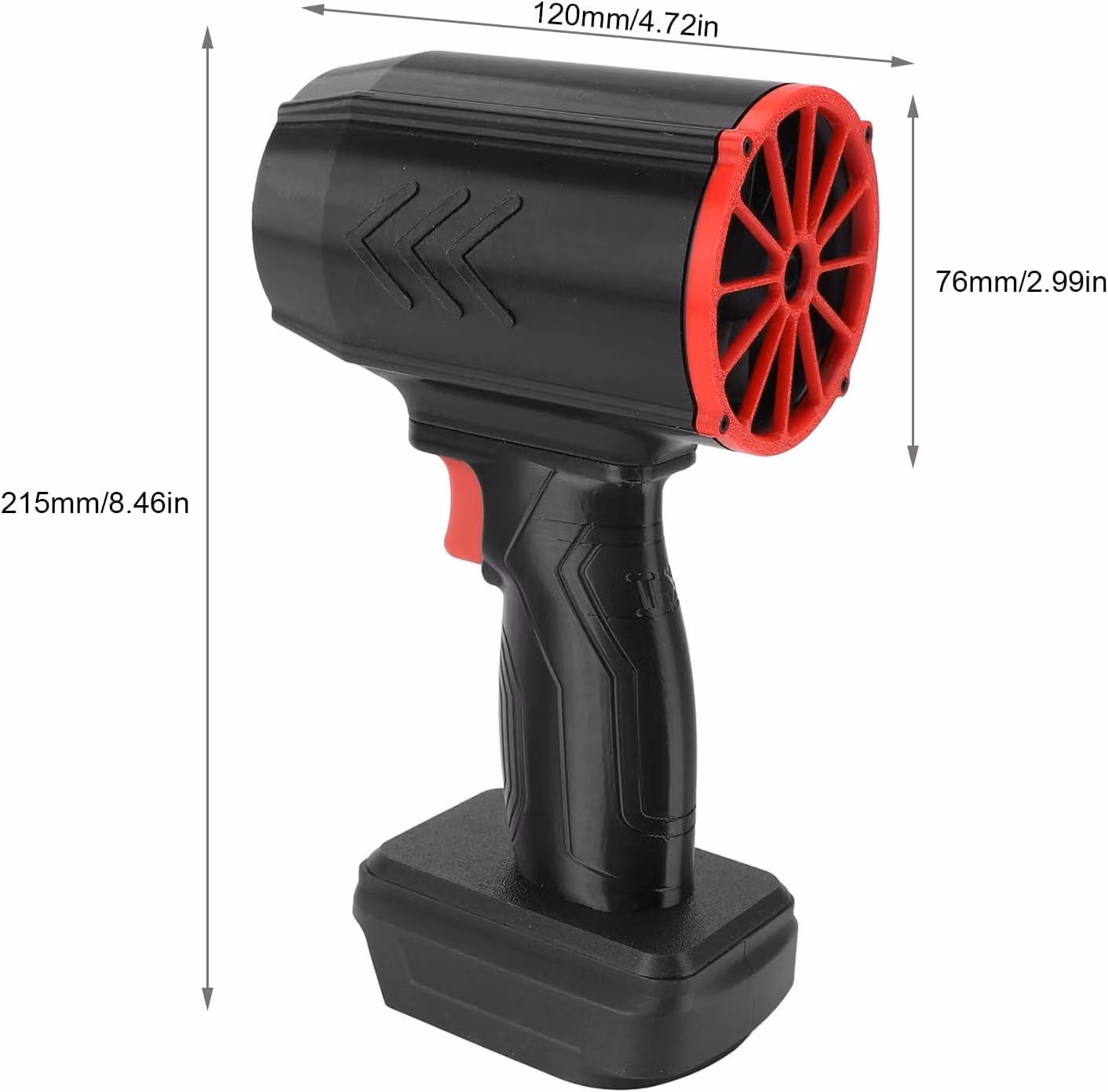 Soffiatore elettrico - Soffiante senza fili - Pistola d'aria - Ventilatore turbo - Aspirapolvere ad aria