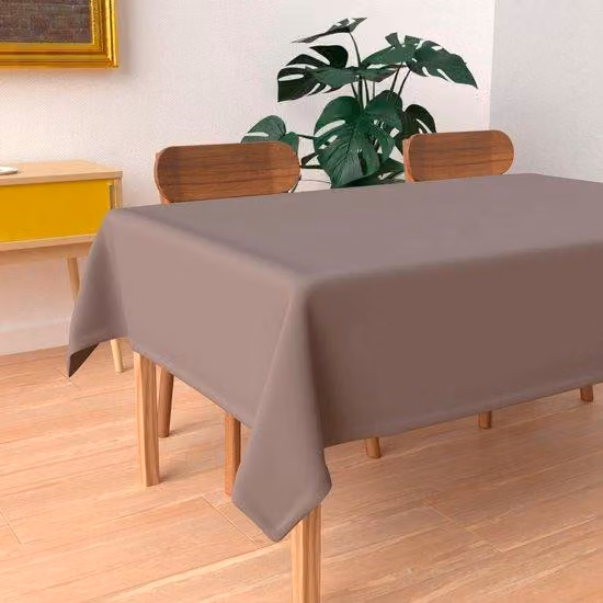 Panno, antipolvere, rettangolare, marrone, poliestere, 140 x 240 cm
