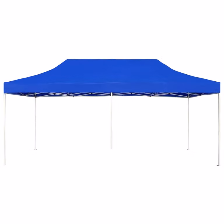 vidaXL Tenda professionale per feste pieghevole in alluminio 6x3 m blu