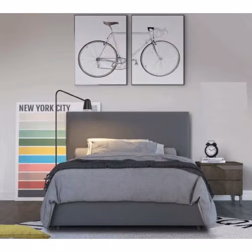 Letto una piazza e mezzo imbottito Volo Collection Twin