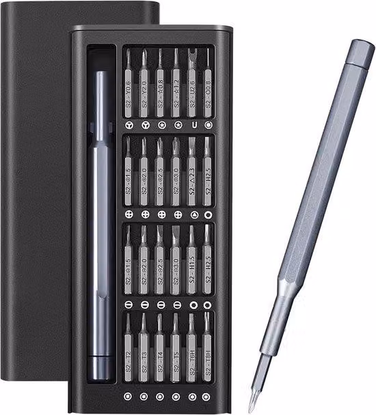 Kit mini-riparazione da 25 pezzi con strumenti magnetici