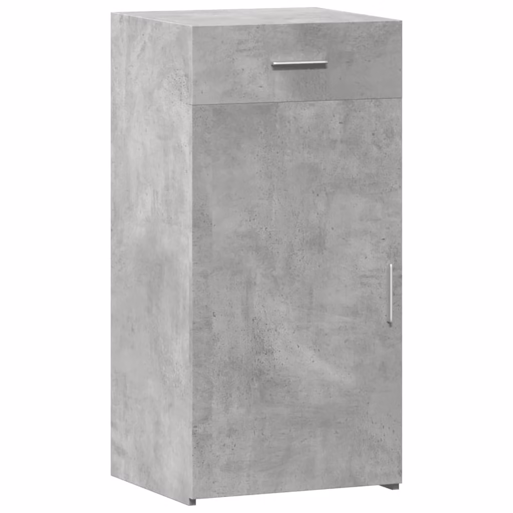 Credenza Grigio Cemento 45x42,5x93 cm in Legno Multistrato