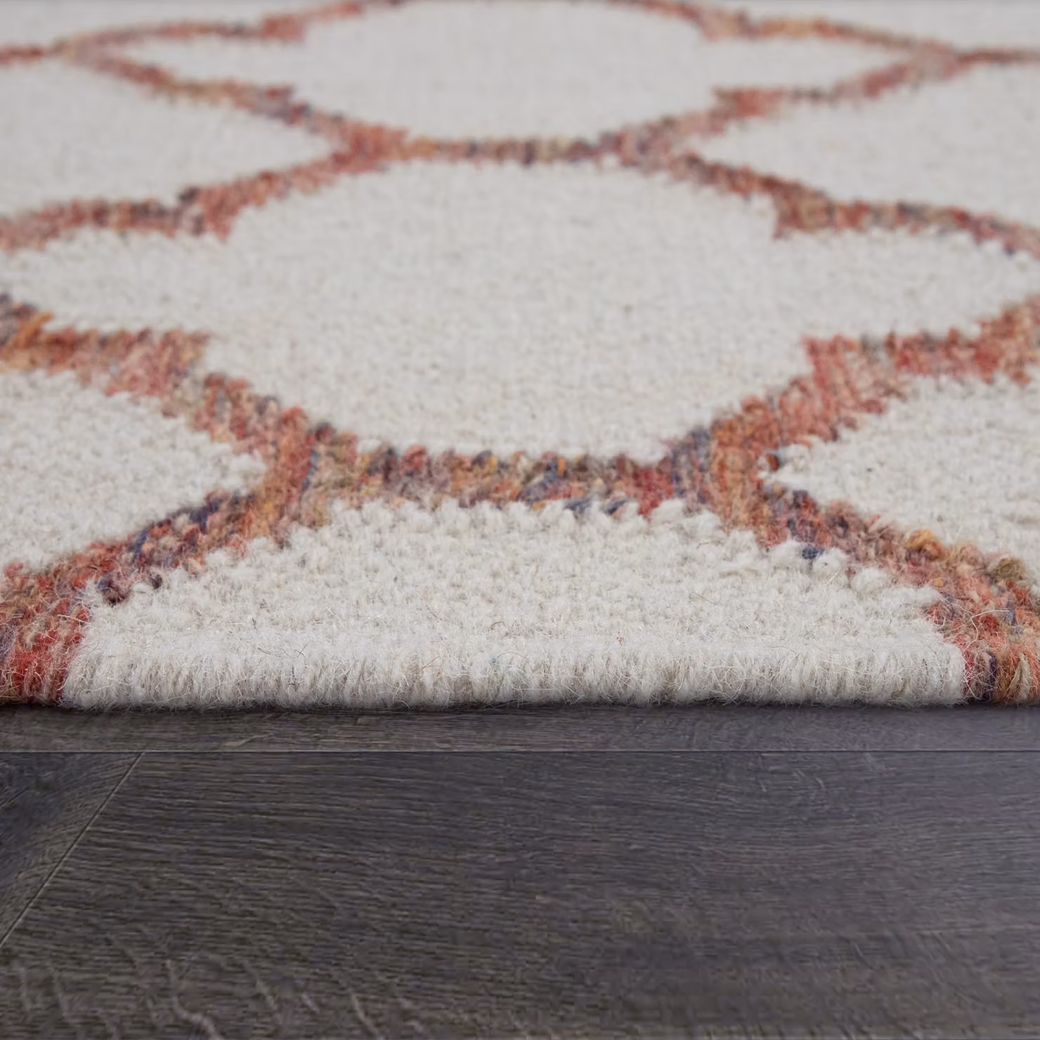 Tappeto Kenolia multicolore in lana e cotone con stile marocchino e orientale, fatto a mano, L: 120 cm x P: 170 cm – 2