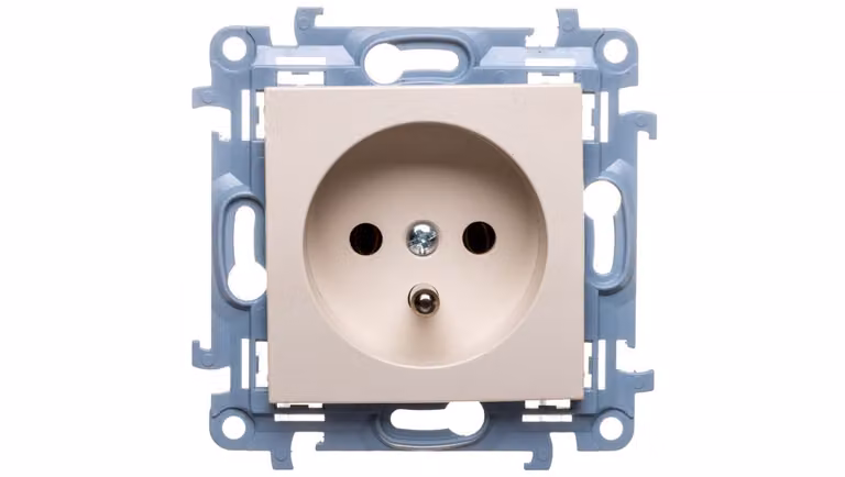 Simon 10 Presa singola senza crema 16A 250V IP20 CGZ1.01/41