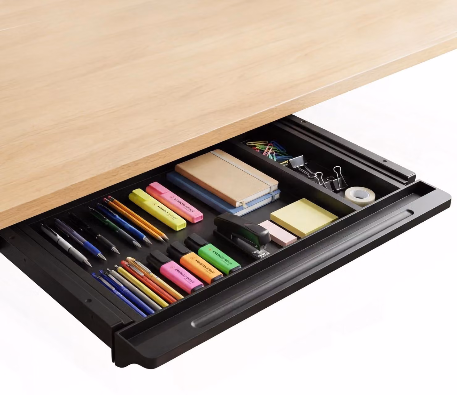 Omgoods - Cassetto estraibile per scrivania e postazione di lavoro domestica