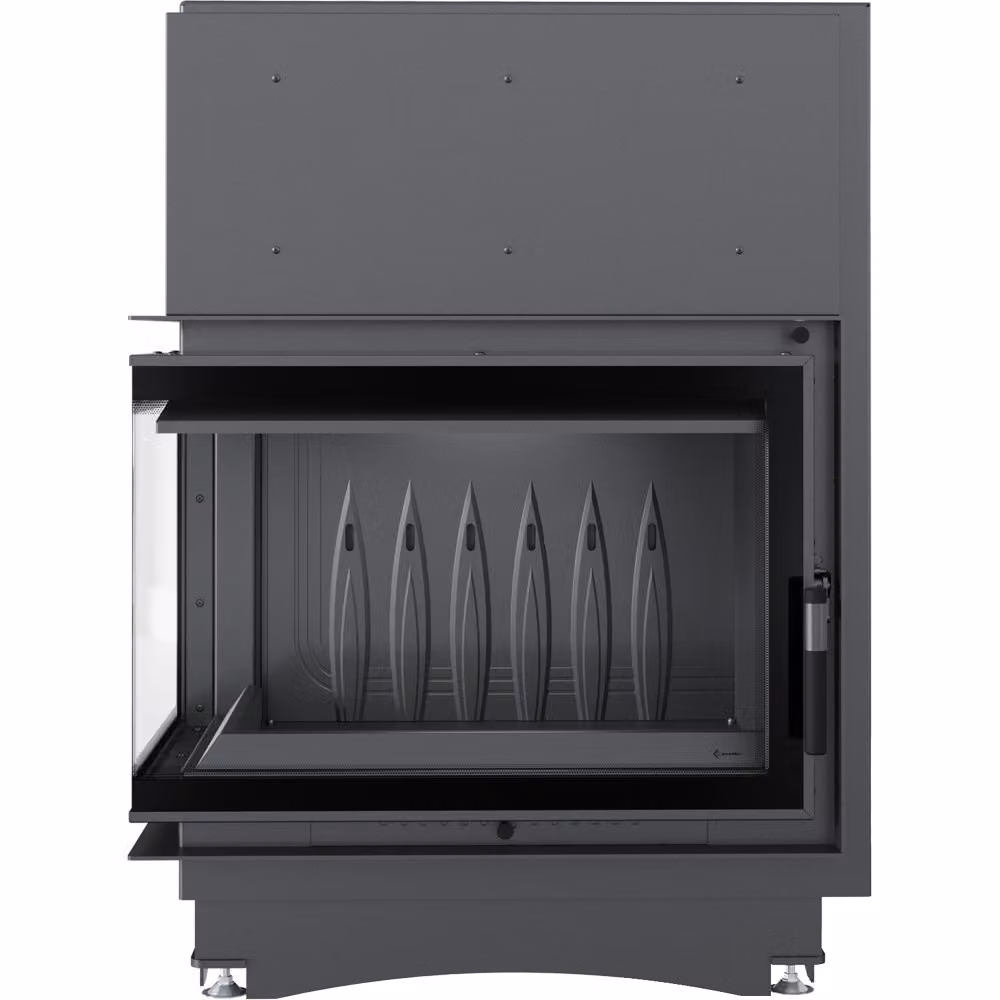 Inserto per caminetto in ghisa KRATKI ZUZIA ECO DECO sinistra 12 kW Ø 200