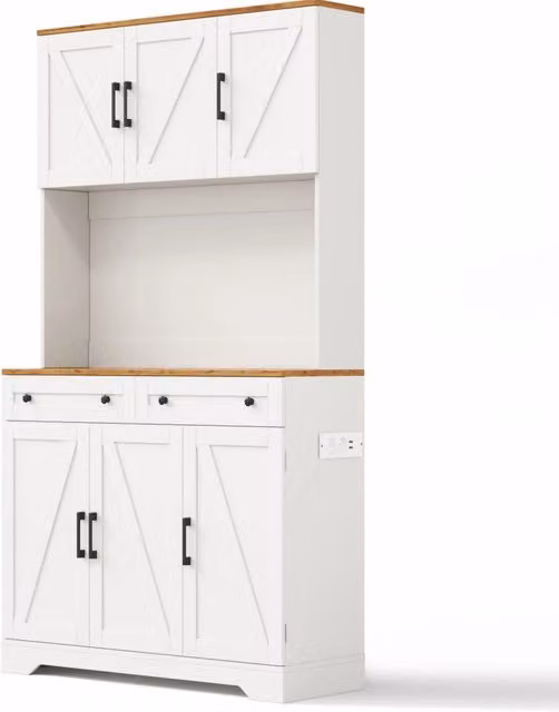 Armadio alto con LED RGB, prese integrate e organizer estraibile 180x100x40 cm in MDF