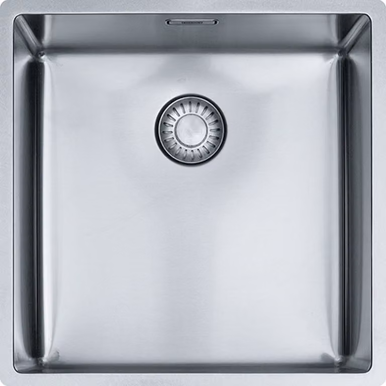 Cassetta Franke, BXX 110-40, valvola a pulsante, 440 x 450 mm, acciaio inox 122.0375.255
