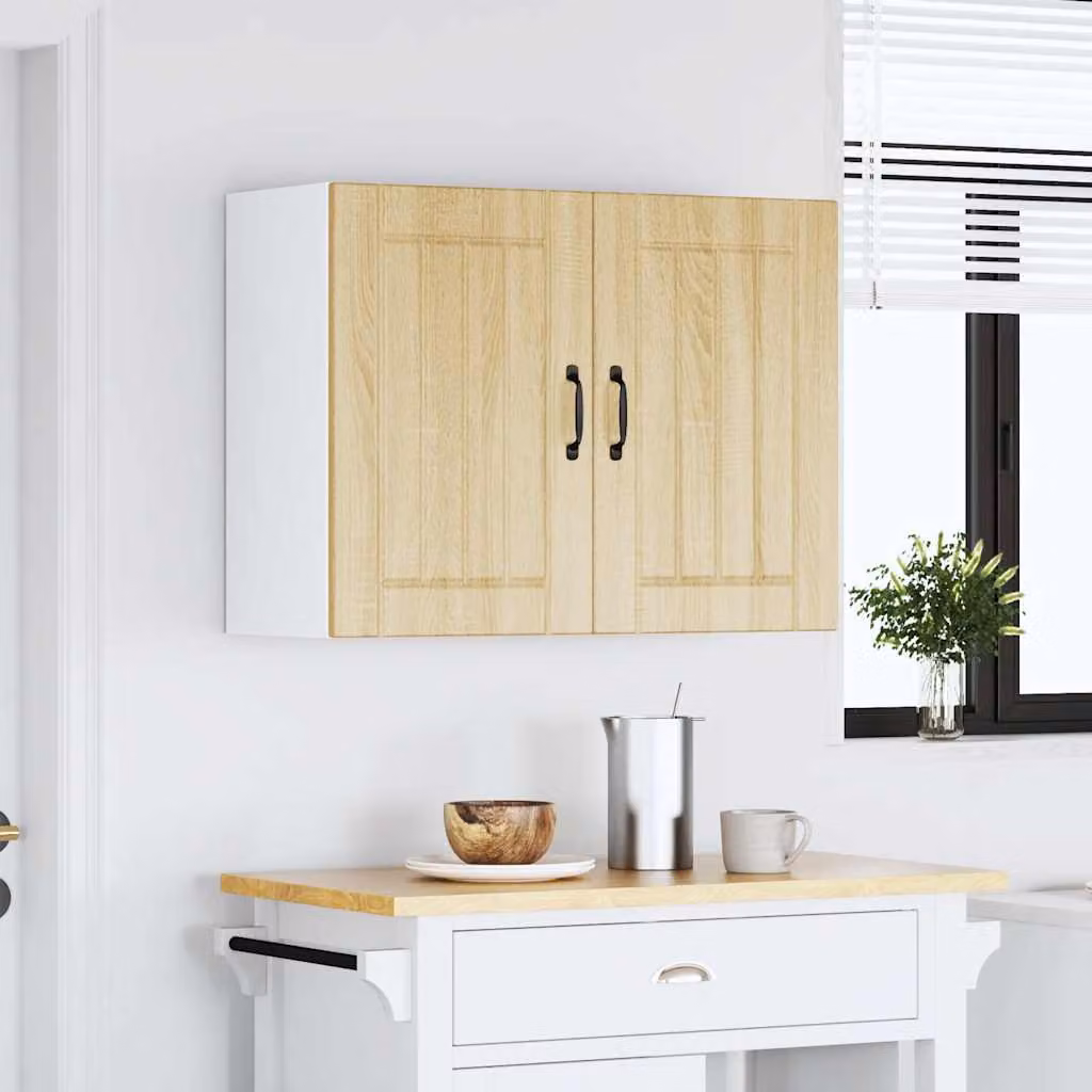 vidaXL Pensile da Cucina Lucca Rovere Sonoma in Legno Multistrato