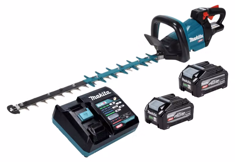 Tagliasiepi a batteria Makita UH 004 GU201 40 V max. 60 cm brushless + 2 batterie da 4,0 Ah + caricabatterie