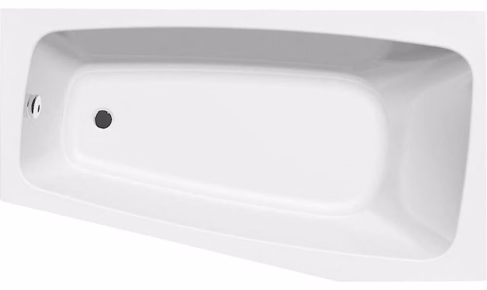 BEROUNKA vasca ad angolo 160x90x42 cm, destra, bianco