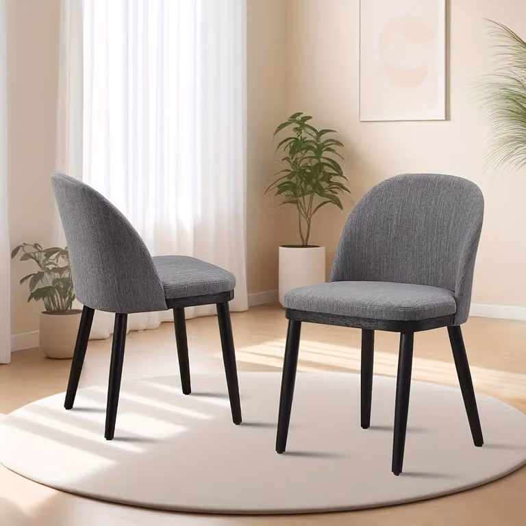 Sedia da pranzo - Sedia - Sedia a conchiglia - Sedia da cucina - Sedia da caffè - Design senza braccioli
