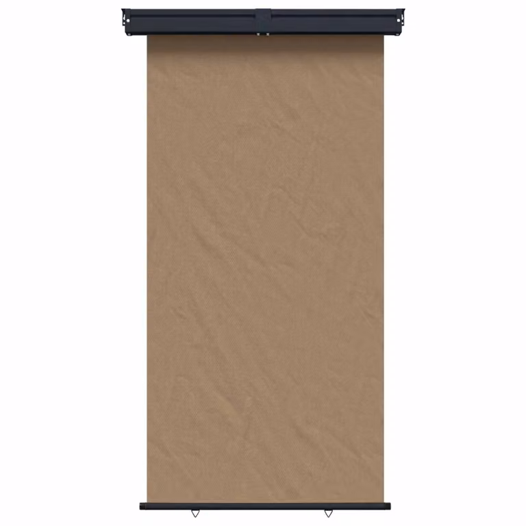 Tenda laterale per balcone vidaXL in poliestere con montaggio a parete, disponibile in beige o grigio, L: 170 cm, H: 250 cm