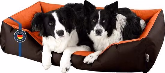 Letto per cani BedDog marrone con coperta rimovibile in microfibra per esterno e giardino