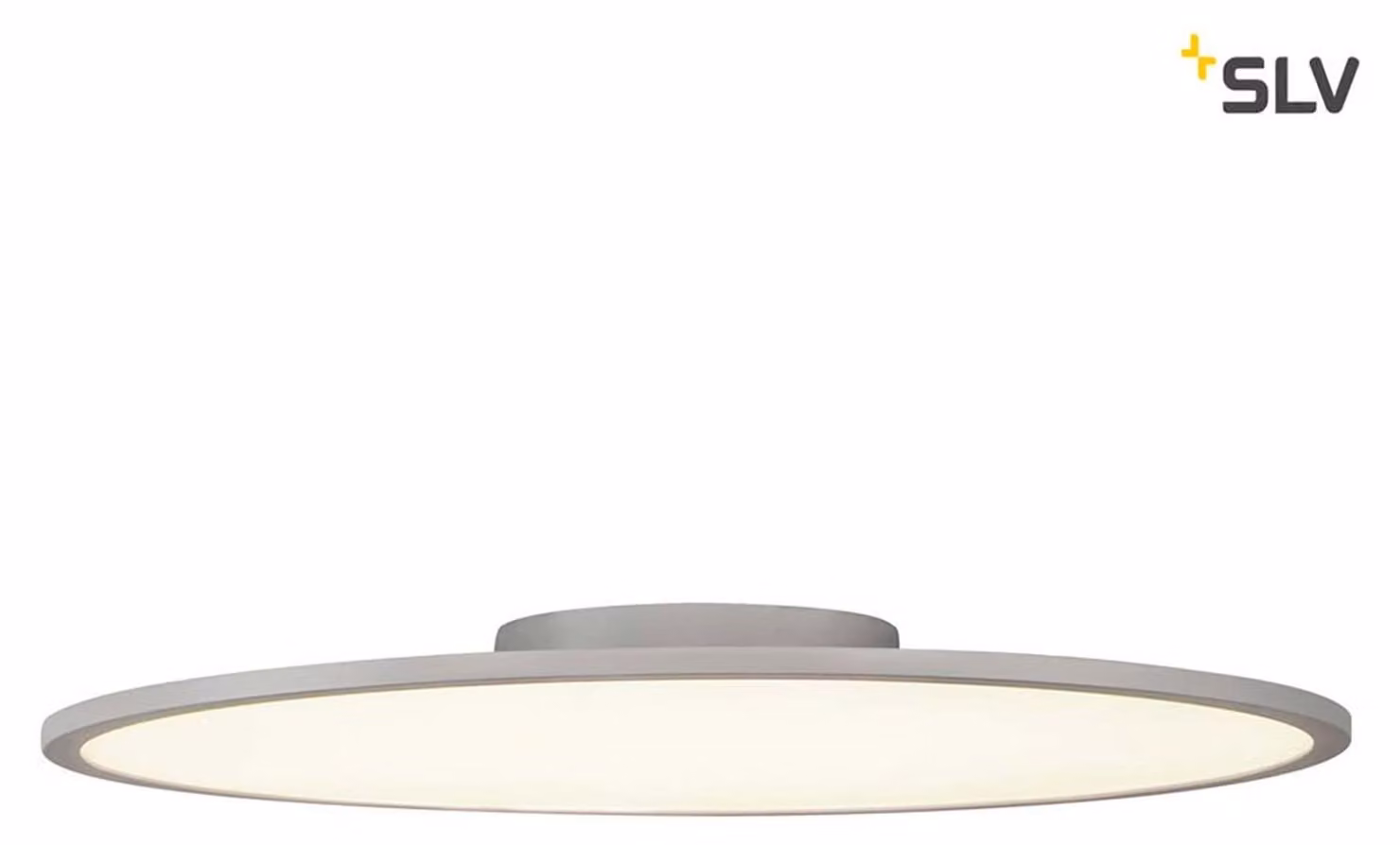 PANEL 60 round, plafoniera LED per interni, grigio argento, 4000K