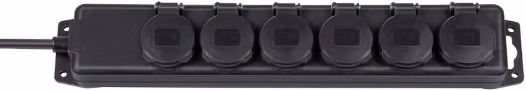 Brennenstuhl 1159970 Bren Steckdosenverteiler     6x Steck bk